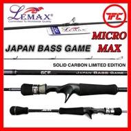 LEMAX Micro Max Japan Bass Game Solid Carbon Baitcasting Rod Baitcast BC Micromax Limited Edition