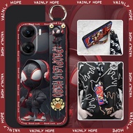 Soft case Wristband Phone Case For VIVO V29E india Fashion Design Cute Lanyard Phone Holder Ring Car