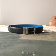 braided BV men's reversible pin buckle belt suit dress leather belt trim to fit 3.5cm