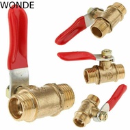 WONDE Ball Valve 12mm Full Port Hose Connector Air Compressor Switch