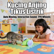 Automatic Electric Cat Rat Interactive Wheel Car/ Low-Electric Dog and Cat/ Automatic Electric Sound