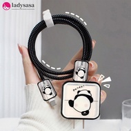Ladysasa Creative Line Cute Case for Phone 15 14 13 Pro Max 18/20W Charger Charging Protector Data W