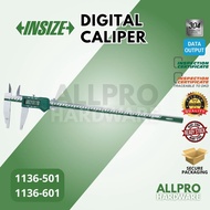 INSIZE Digital Caliper 1136-501/1136-601 Jaw Length 100mm (Range 0-500mm/0-20")(Range 0-600mm/0-24")