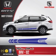 HONDA BRV CAR BODY STICKERS SET BRV - 02