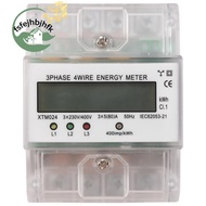 3 Phase 4 Wire  Meter 220/380V 5-80A  Consumption KWh Meter DIN Rail Installation Digital Power Mete