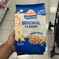 Mission Tortilla Chips Original Flavour 100% Real Corn 30% Less Oil Than Potato Chips 170g