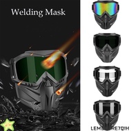 LEMONTRE7QIH Welder , Detachable Dust Resistant Welding Glasses, High Quality Impact Resistant Adjus