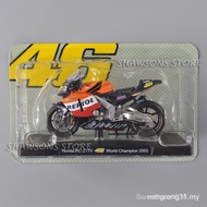 1:18 Scale Diecast Motorcycle Model Toy Honda RC 211V Valentino Rossi #46 Miniature Replica A3SB VCY