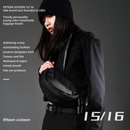 爆款Fifteen Sixteen彈道尼龍斜挎小女潮ins運動胸包男手機能