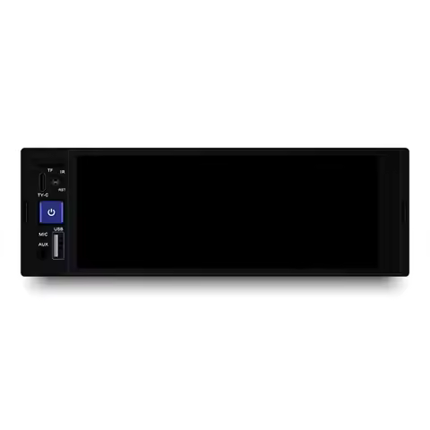 1 Din 6.86 Inch Touch Screen Car Radio BT Music Handsfree MP5 Player TF USB TP-C Charging Auto Video
