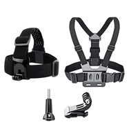 Chest Strap Head Strap Belt For GoPro Hero 12 11 10 9 8 Black Yi 4K Sjcam Sj4000 Insta360 Action Cam