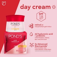 ponds age miracle retinol day / night cream youth glow 50g - moisturizer