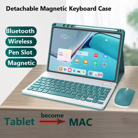 Case with Keyboard for Honor Pad X8A NDL-W09 11 Inch 2024 X8 Lite 9.7 X9 11inch X8 10.1 Bluetooth Ke