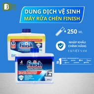 Finish Dishwasher Cleaning Solution Bottle 250ml, Deeply Cleans Grease and Plaque