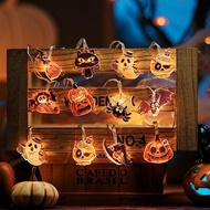 👻Happy Halloween🎃Hanging jewelry LED light Lighting Various Theme Elements Battery light Brightness 