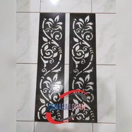 plat plasma cutting 15mm 20x80cm ornamen pintu pagar besi kanopi tempa klasik