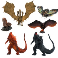 【ลดราคาครั้งใหญ่】แพ็ค 6 ชิ้น King of Monsters 5" ชุดโมเดลของเล่นของขวัญ Godzilla Ghidorah Mothra Rod