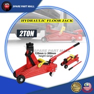 HYDRAULIC FLOOR JACK W/COLOUR BOX- RED (2TON) / HEAVY DUTY CAR LIFT TROLLEY TIRE REPAIR EMERGENCY KI