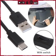 STA USB2 0 5V3A Power Cord USB Type-C to USB A Charger Cable withSwitch Data Cable