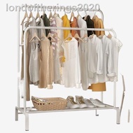 ◄❒JON. Single / Double Clothes Rack Room Organizer Hanger Drying Rack Rak Baju Besi Penyidai Pakaian Ampaian Rak Pakaian