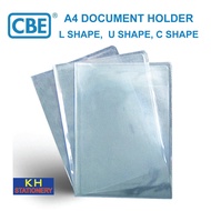 CBE A4 Document Clear Holder L Shape File / U Shape File / C Shape File