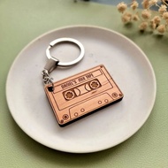 GANTUNGAN Custom favorite song keychain