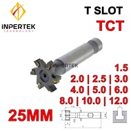 T SLOT 25 TCT CUTTER T 25 MM TSLOT SLOTTING T-TYPE CARBIDE CUTTER MILLING