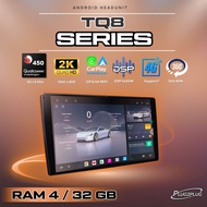 ALPHA COUSTIC TQ8 จอแอนดรอย จอ2K ขนาด 9-10นิ้ว ตัว (CPU:8 CORE , RAM: 3 GB, ROM: 32 GB ,DSP EQ 48 BA