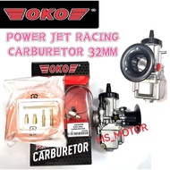 OKO RACING CARBURETOR POWER JET PWK CARBURETOR 32MM + MAIN JET PILOT JET