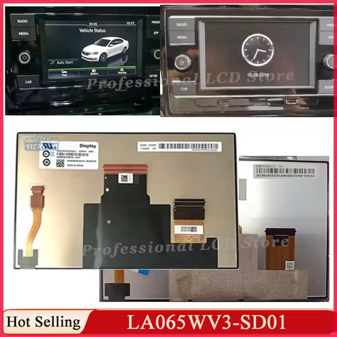 Original 6.5 inch LCD Display Screen LA065WV3-SD01 EAT63954701 LM1696A01 GPM1696A00 LM1696A01-1D LM1