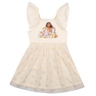 Princesses and Minnie Mouse Girls Tutu Dress Princess Moana Rapunzel Belle Flutter Sleeve Dress for