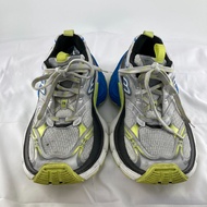 BALENCIAGA(Balenciaga) 10XL 低筒運動鞋 792779 EU44 灰色 x 黃色 x 藍色