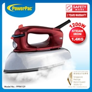 PowerPac (PPIN1129) Iron 1.4KG HEAVY DUTY STEAM IRON