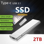 Authentic External Hard Drive SSD Mobile Hard Drive M.2 HD Externo 500G 1 TB 2 TB 4 TB USB3.0 Solid State Drive Storage USB 3.1