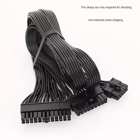 18+10-Pin To 24-Pin ATX Power Supply Cable, Modular PSU Power Cable For CORSAIR Rmx Series RM1000X/R