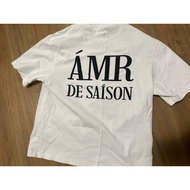 Forwarding AMR DE SAISON T-Shirt (AIMER) Logo in White Size.Xs