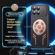 ทำความเย็นให้เคสทองแดงสำหรับ F8 POCO Ultra POCO F8 Pro Poco ชั้นอลูมิเนียมระบายความร้อน F8ultraGraph