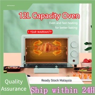 12L Capacity Oven Electric Oven Baking Oven Multi-function Automatic Oven Baking Integrated Oven Ibaking tray air fryer Air Fryer Oven microwave oven