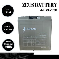 Aki VRLA Zeus Battery 8V 170Ah Aki Golf Car mobil golf UPS