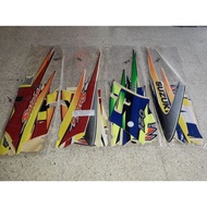 Original standard striping, suzuki Satria hiu Satria r motorcycle sticker list 2002-2005