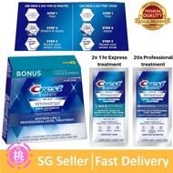 Crest 3D White 44 Strips: Professional Effects Whitestrips 20 Treatments + Crest 3D White , option w
