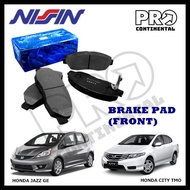 GENUINE NISSIN HONDA CITY TMO JAZZ GE TFO 2008-13 FRONT BRAKE PAD