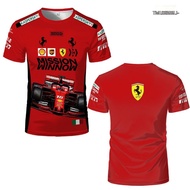 Team cycling racing suits Red Bull motorcycle T-shirt车队骑行赛车服红牛摩托车T恤圆领印花短袖时尚男生02.26