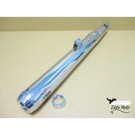 EXHAUST MUFFLER CHROME PIPE Fit For YAMAHA RX100 // Plated