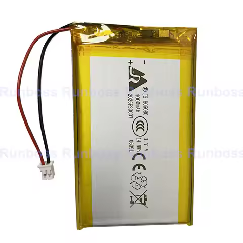 805080 3.7V 4000mAh JST 2.0mm 2P Plug Li-Polymer Rechargeable Battery For Power Bank PSP Laptop Note