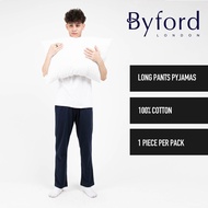 Byford (1 Pcs) Piyama Lelaki | Byford 100% Cotton Long Pants Pyjamas - BPD853L