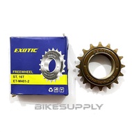 Exotic Brand 16T Bicycle Rear Gear Freewheel Gear Type ET-M401-2 1 Stack Single Speed Threaded Threa