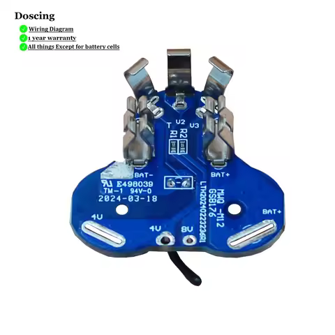 Battery Charging Protection PCB BMS Circuit Board For Milwaukee M12 12V 1.3Ah 1.5Ah 2Ah 4Ah 48-11-24