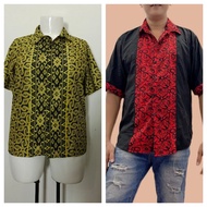 KEMEJA BATIK/PUA KUMBU LELAKI FREESIZE FIT 45KG-85KG