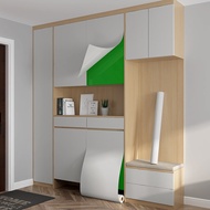Y9X5 Thickened Skin-Feel Wardrobe Color-Changing Sticker Wallpaper Self-Adhesive Old Cabinet Cabinet